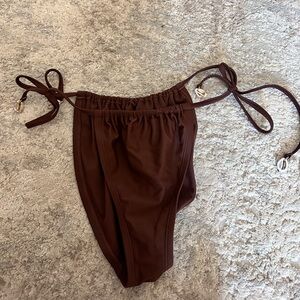 brown bikini bottoms